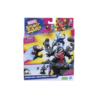 marvel-stunt-squad-villain-knockdown-playset-spiderman-and-miles-morales-vs-venom